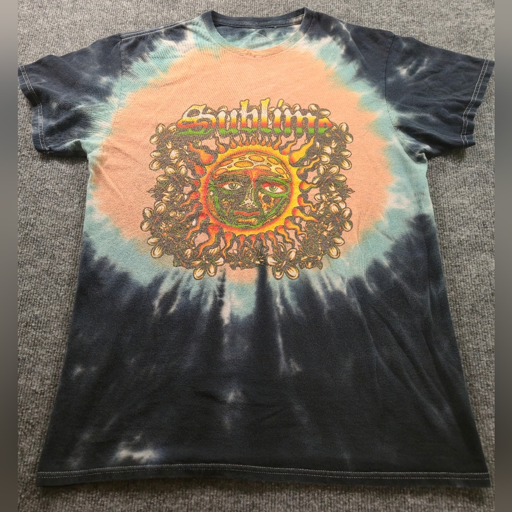 4:20 by Sublime Vintage Y2K Tie-Dye‎ Graphic T-Shirt Size Medium